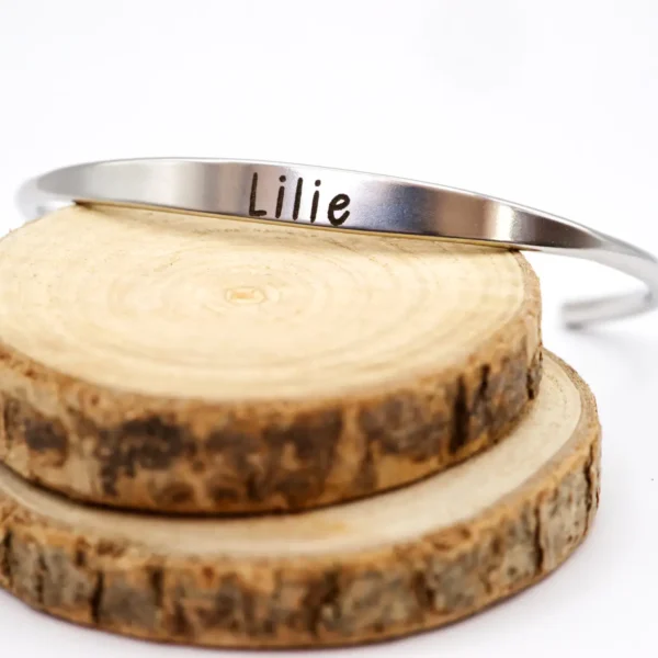 Bracelet Jonc en Inox Plaqué Personnalisé